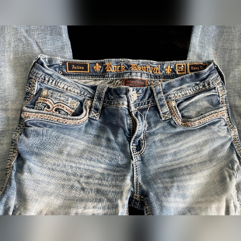 Rock Revival Blue Denim Jeans